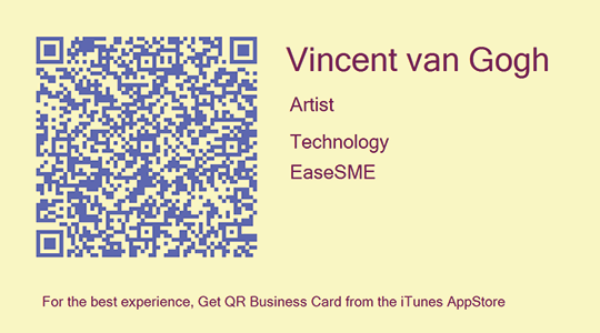 Example QR Business Card